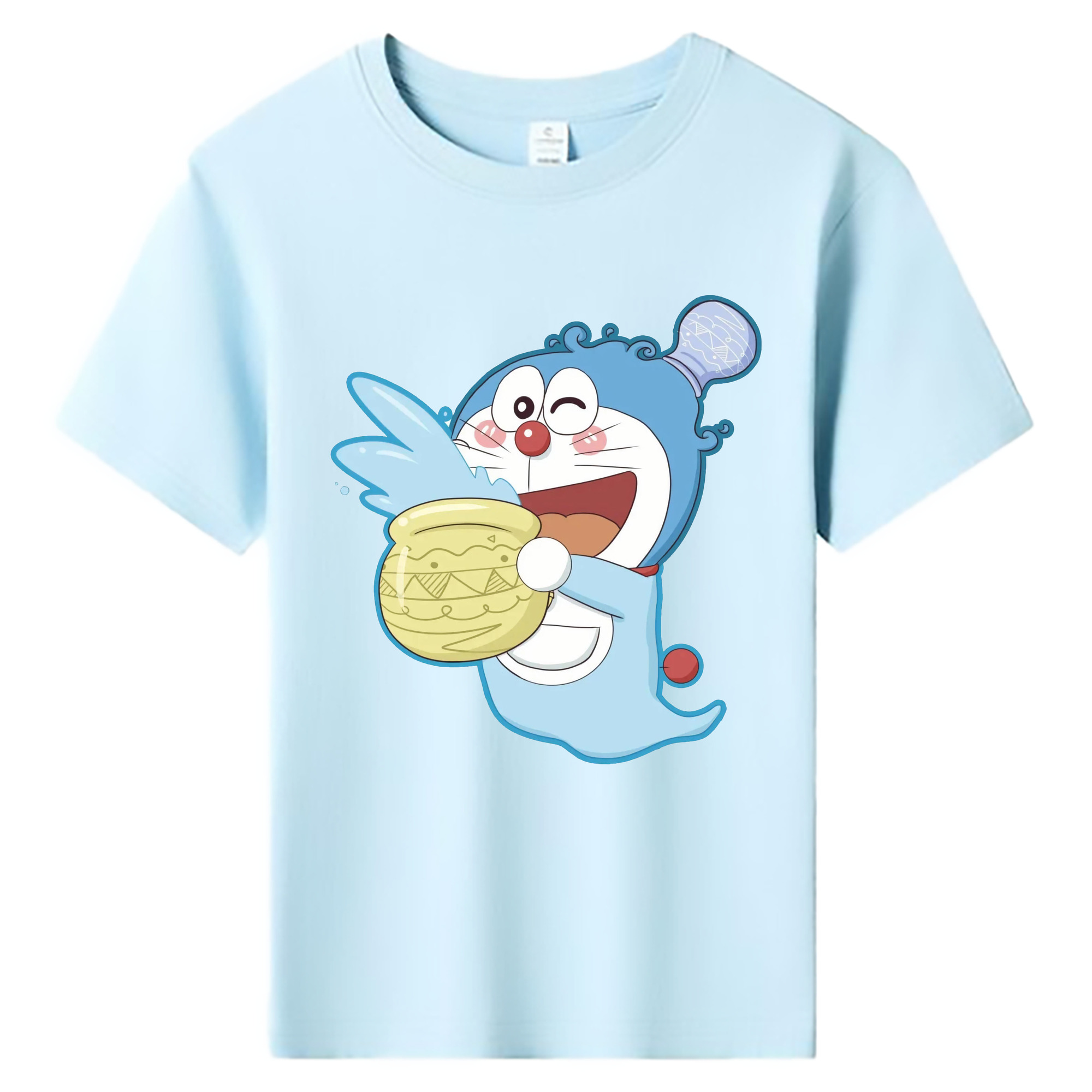 （画像用） ドラえもん Doraemon 綿100％キッズTシャツ（フロントプリント）